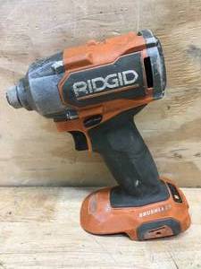 lot 32 image: RIDGID 18V Brushless Cordless 3-Speed 14 in. Impact Driver Model # R862311 - Tool Only