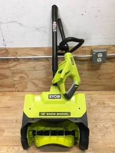 lot 10 image: RYOBI 40V 12 in. Cordless Electric Snow Shovel Model # RY408013VNM - Tool Only