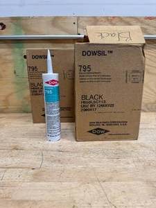 lot 125 image: DOWSIL Lot of 36 795 Corning 795 Silicone Building Sealant Tubes