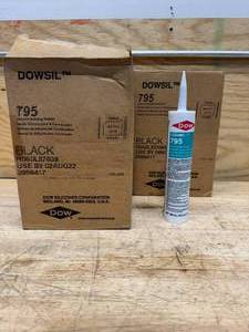 lot 126 image: DOWSIL Lot of 36 795 Corning 795 Silicone Building Sealant Tubes