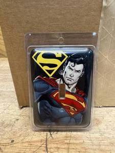 lot 130 image: SUPER-MAN Lot of Light Switch Plates