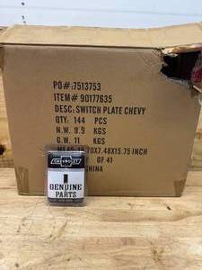 lot 132 image: CHEVY Lot of Light Switch Plates