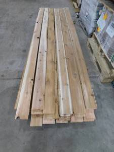 lot 16 image: 1 x 6 Western Red Cedar Tongue & Groove WP-4 V-Groove Reversible - 320 Linear Feet