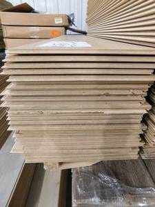 lot 27 image: Tan Color 8 x 48 Click Plank Laminate Water Resistant Flooring (55 sq.ft)