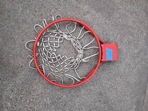 lot 154 image: Outdoor basketball rim and net