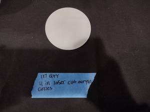 lot 155 image: 117 Acrylic circles