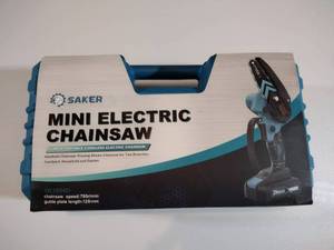 lot 35 image: Saker mini electric chainsaw