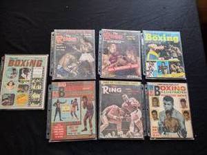 lot 112 image: 7 Vintage Boxing illustrated magazines