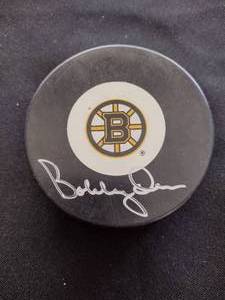 lot 133 image: Bobby Orr signed hockey puck certified