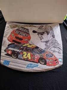 lot 177 image: Sam bass autographed car hood certified