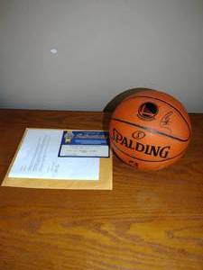Certified Steph curry signed basketball