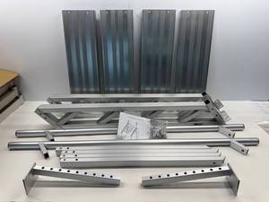 lot 37 image: Extreme Max Jumbo-Tread Universal Mount Dock Stairs with Railing - 4-Step