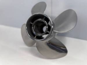 lot 40 image: Solas 9553-140-21 Rubex HR4 Stainless Steel 4-Blade Propeller - RH, 14 Diameter x 21 Pitch
