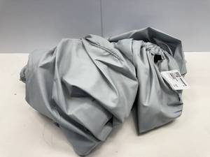 lot 48 image: Carver 77117P - Haze Gray Poly-Guard Boat Cover for 176 L x 90 W Euro Type V-Hull Runabout Boat