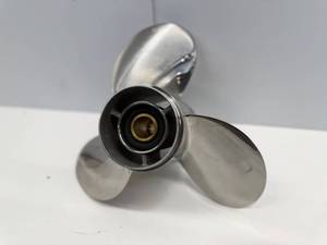 lot 50 image: SOLAS 2441-133-17 Titan Stainless Steel 3-Blade Propeller - RH, 13.25 Diameter x 17 Pitch