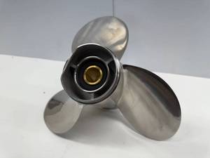 lot 51 image: SOLAS 2441-133-17 Titan Stainless Steel 3-Blade Propeller - RH, 13.25 Diameter x 17 Pitch