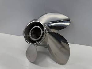 lot 53 image: Solas 9553-143-17 Rubex HR4 Stainless Steel 4-Blade Propeller - RH, 14.25 Diameter x 17 Pitch