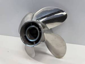 lot 54 image: Solas 9553-141-19 Rubex HR4 Stainless Steel 4-Blade Propeller - RH, 14-18 Diameter x 19 Pitch