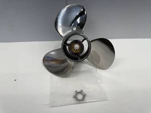lot 58 image: SOLAS 1231-101-13 Saturn Stainless Steel 3-Blade Propeller - RH, 10-18 Diameter x 13 Pitch