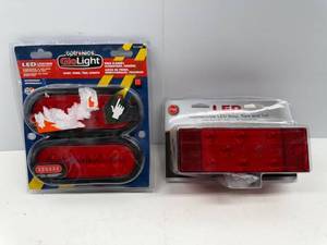 lot 99 image: Lot of assorted LED trailer lights