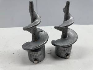 lot 113 image: Extreme Max Galvanized Auger Foot for Dock Post - 1-12, Set of 2 - 3006.6835