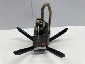 lot 115 image: Extreme Max BoatTector Vinyl-Coated Spike Anchor - 18 lb. -  3006.6645