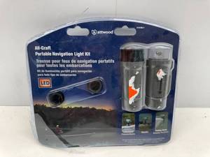 lot 122 image: Attwood All-Craft Navigation LED Portable Light Kit - 14196-7