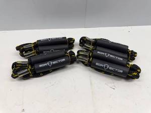 lot 129 image: Extreme Max BoatTector Bungee Dock Line Value 4-Pack - 4, BlackGold - 3006.3236