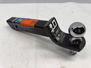 lot 152 image: Trailer Hitch Ball Mount, Fits 2 Inch Square Receiver, 2 Inch Drop, 0.75 Inch Rise, 6,000 lbs. capacity