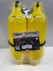 lot 157 image: Extreme Max BoatTector Inflatable Fender Value 2-Pack - 6.5 x 22, Neon Yellow - 3006.7599