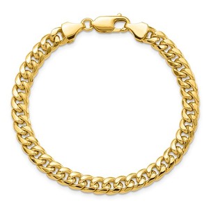 lot 7 image: 14K Italian Miami Cuban Chain Bracelet Super Nice MSRP $2899.00