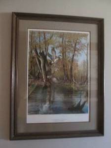 lot 28 image: Signed and numbered duck print 232...