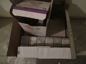 lot 39 image: Tile grout and a marble top...