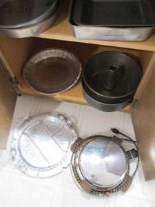 lot 210 image: Metal bakeware with electric waffle...