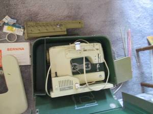 lot 228 image: Vintage Berina sewing machine plus ...