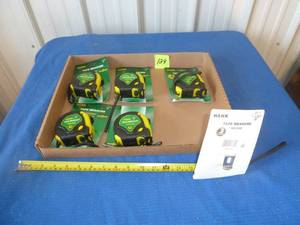 lot 129 image: Hawk Tape Measures 25