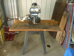 lot 140 image: Craftsmen Radial Arm Saw 10
