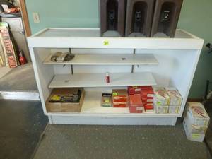 lot 217 image: White Display Cabinet