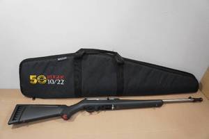 lot 20 image: Ruger 1022 .22LR Semi-Auto Rifle - 50 Year Commemorative Edition