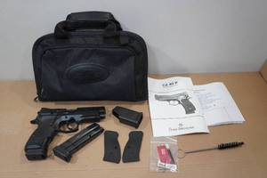 lot 31 image: CZ 40P .40 S&W Semi-Auto Pistol - Laser Grip - 2 Magazines