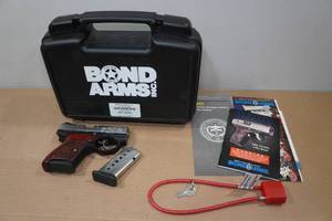 lot 34 image: Bond Arms Bullpup 9 9mm Semi-Auto Pistol - 2 Magazines