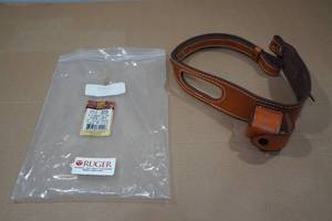 lot 92 image: Ruger Style 309 3 Finger Suede Lined Sling for 1022 Rifle