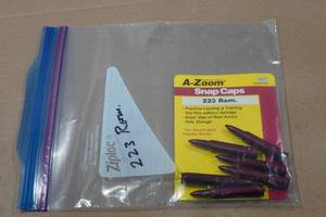 lot 107 image: 6 A-Zoom .223 Rem Snap Caps