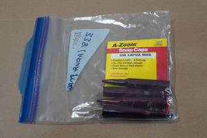 lot 111 image: 4 A-Zoom .338 Lapua Mag Snap Caps