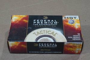 lot 151 image: 50 Federal Premium 9mm Luger P 147 Gr HST Ammo