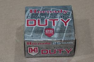 lot 155 image: 25 Hornady Critical Duty 9mm Luger P 135 Gr Flexlock Ammo