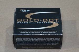lot 164 image: 20 Speer Gold Dot .45 Auto 230 Gr GD HP Ammo
