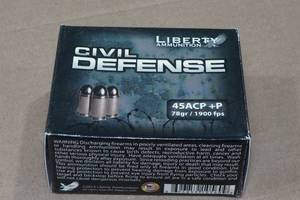 lot 174 image: 20 Liberty Civil Defense .45 ACP P 78 Gr Ammo