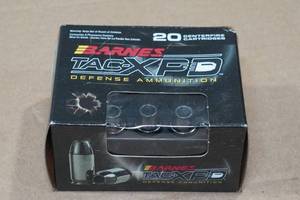lot 183 image: 20 Barnes Tac-XPD .40 S&W 140 Gr TAC XPD Ammo