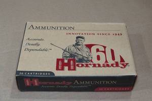 lot 208 image: 20 Hornady Match .338 Lapua 285 Gr BT HP Ammo